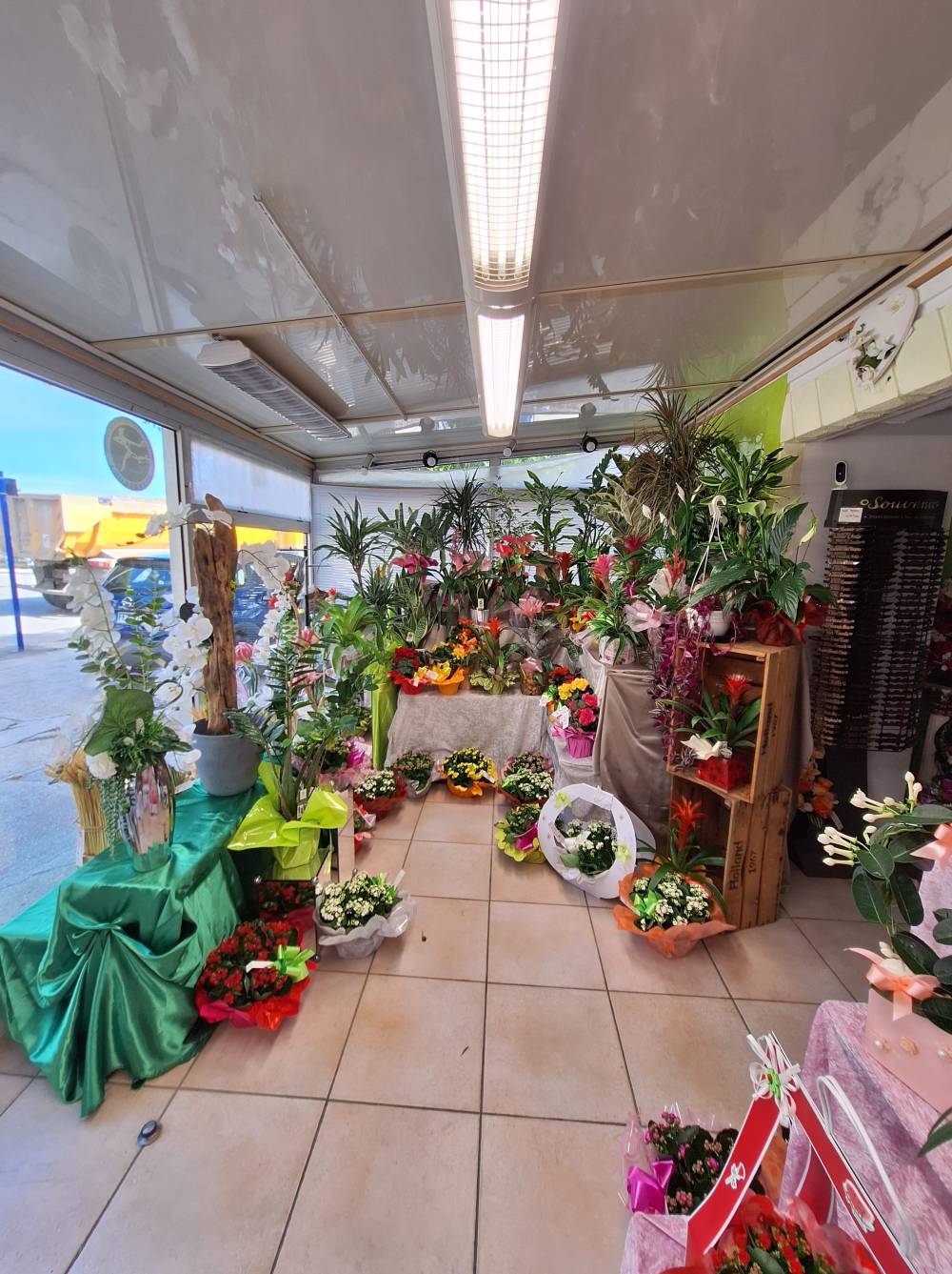 intérieur de la boutique
