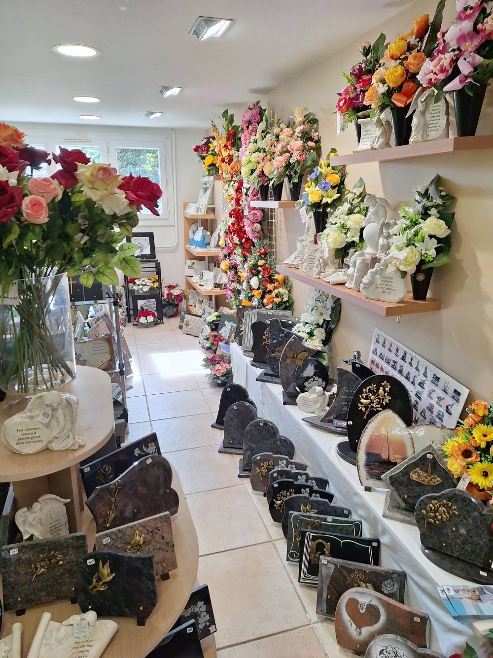 partie pompes funèbres de la boutique